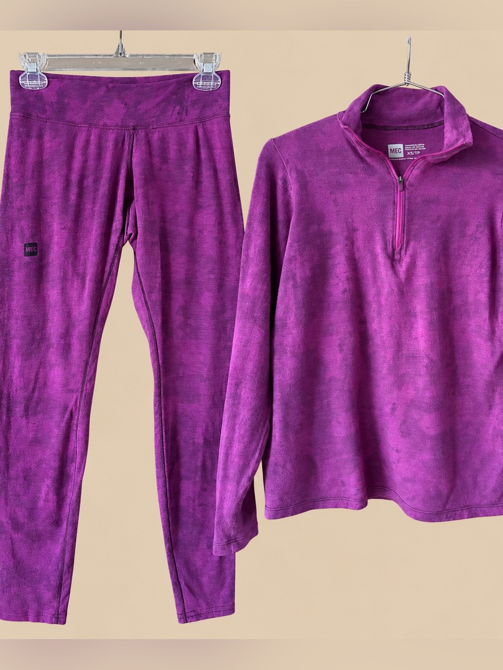 Granola Girl MEC Merino Wool Base Layer Set XS